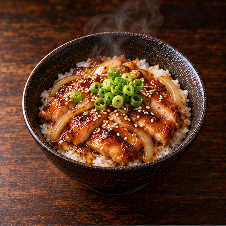 Donburi teriyaki
